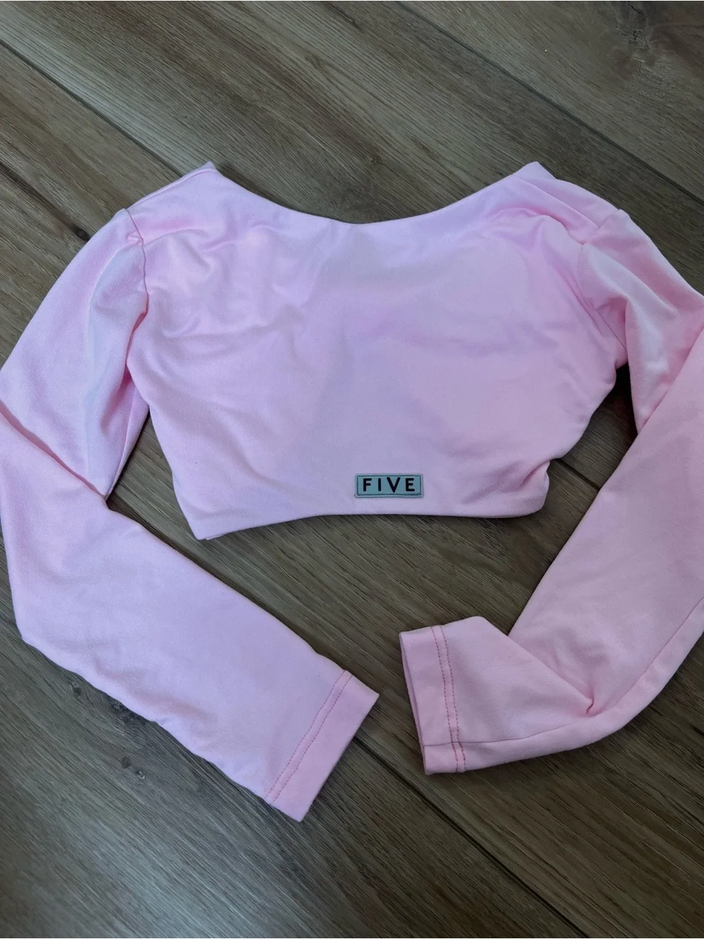 Five Dancewear Long Sleeve Twist-Front Dance Top - Ballet Pink